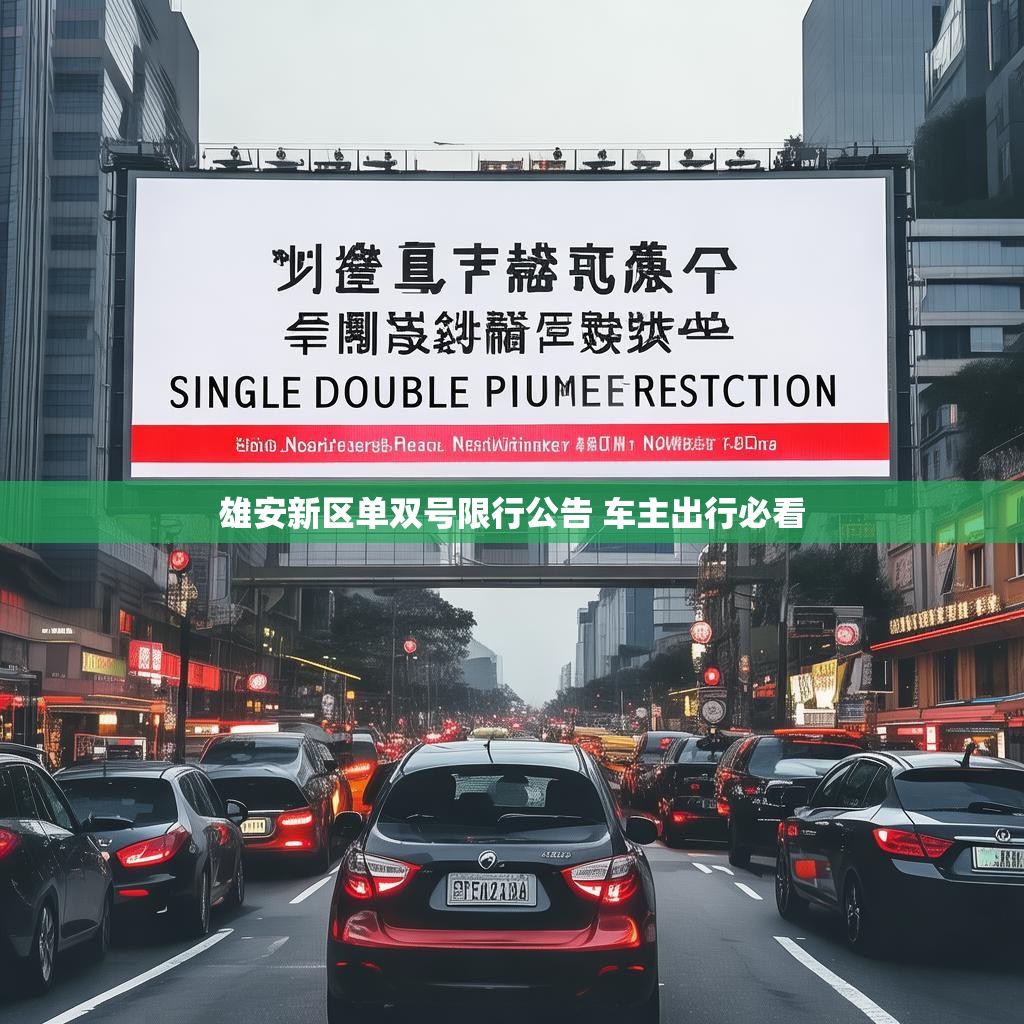 雄安新区单双号限行公告 车主出行必看