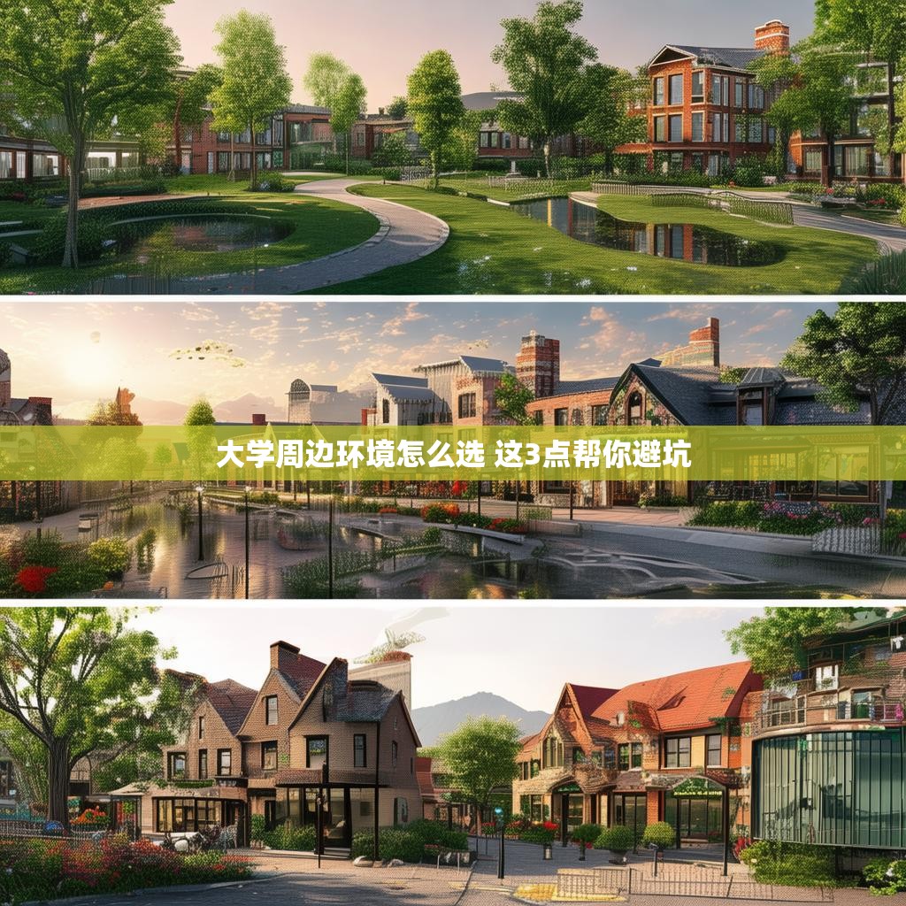 大学周边环境怎么选 这3点帮你避坑 大学周边环境怎么选 这3点帮你避坑
